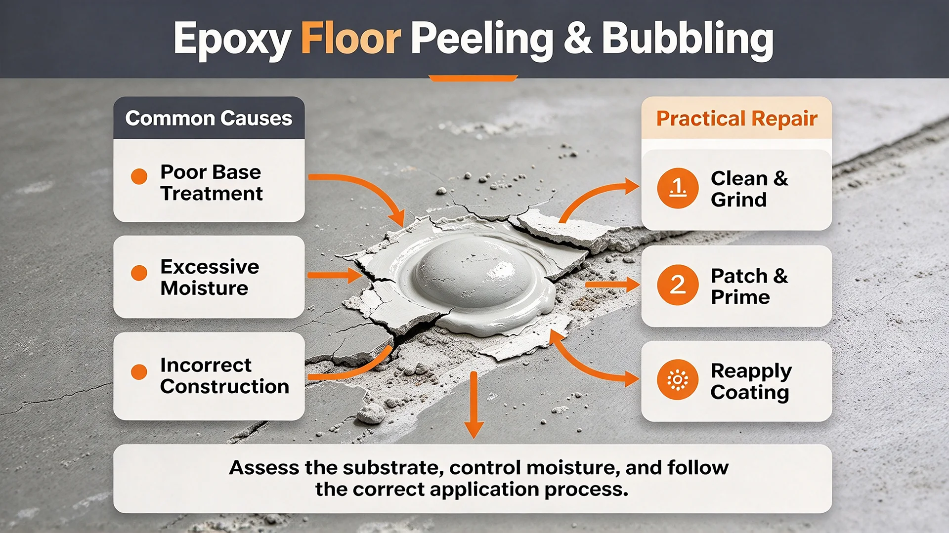 Why Does Epoxy Floor Peel? Common Causes & Easy Fixes for DIY Floors