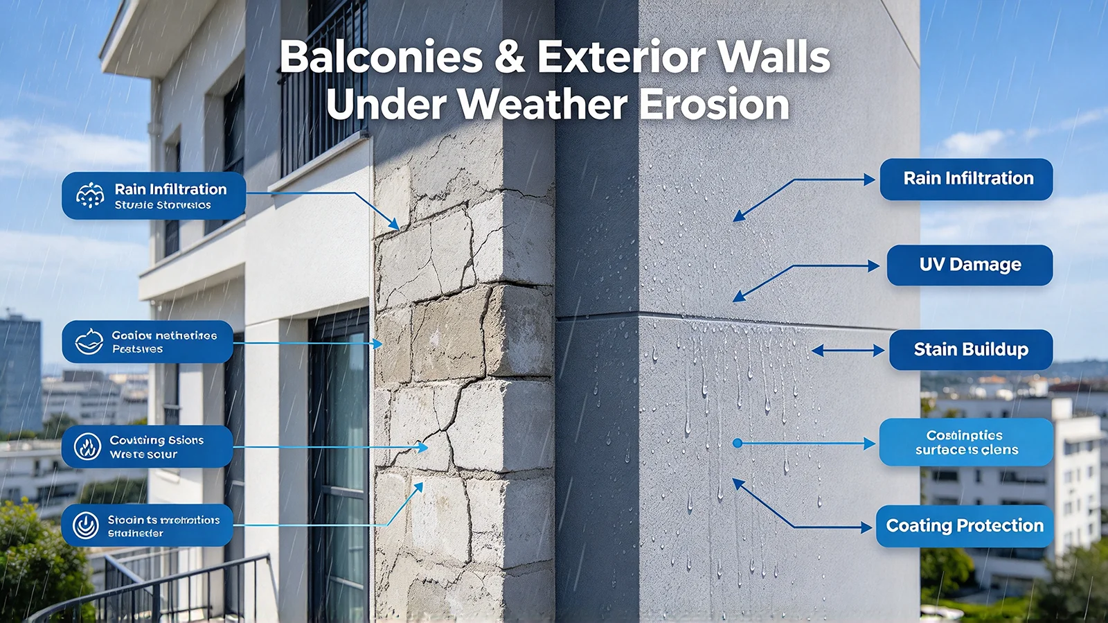 How to Choose Durable Weatherproof Coating for Balcony and Exterior Wall